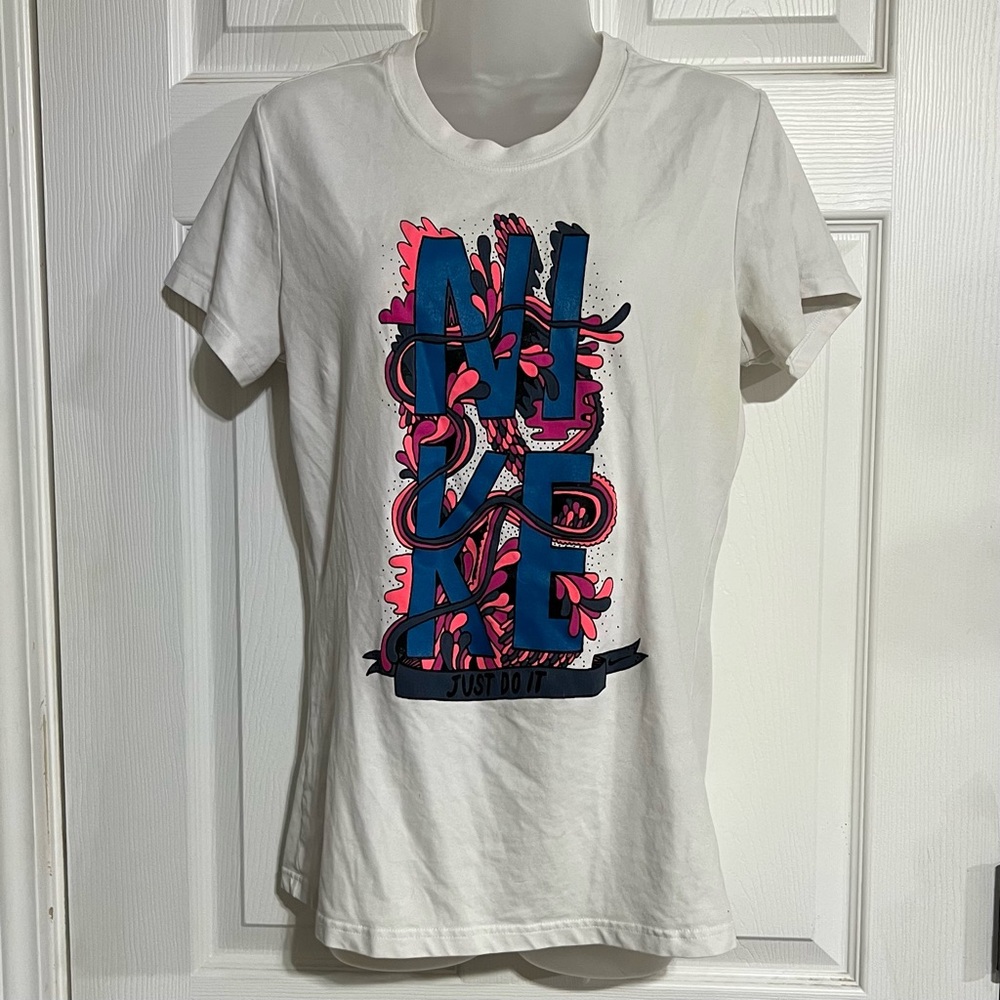 Nike Lifestyle Logo Dri-Fit Cotton T-Shirt, Size Large